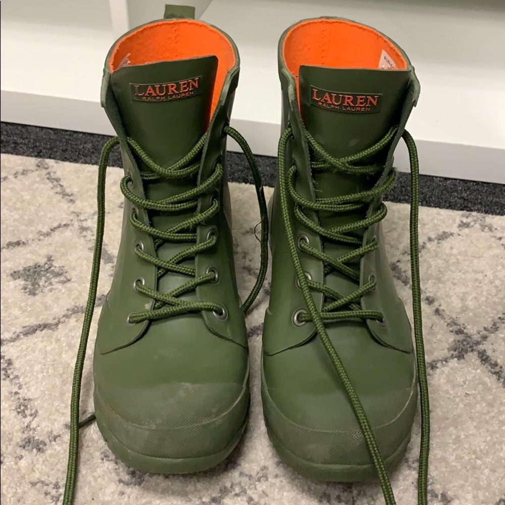 Ralph Lauren Size 7.5 rain booties
